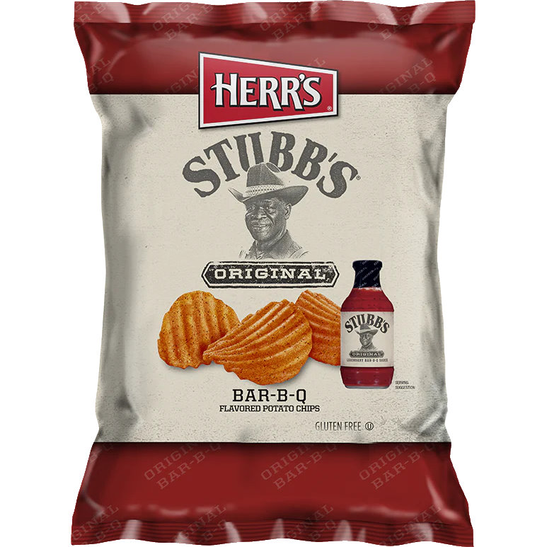 Herr's Stubbs Original BBQ Chips 2.75oz thumbnail