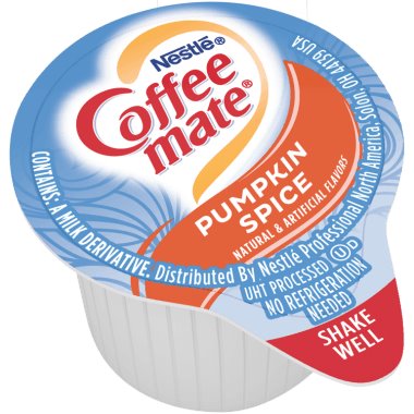 Coffeemate Pumpkin Spice Liquid Cream Cups 4/50ct thumbnail