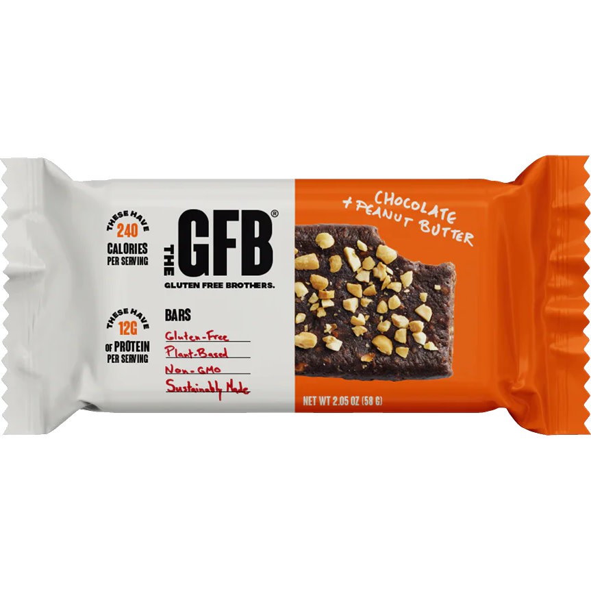 The GFB Chocolate & Peanut Butter 2.05oz Bar thumbnail