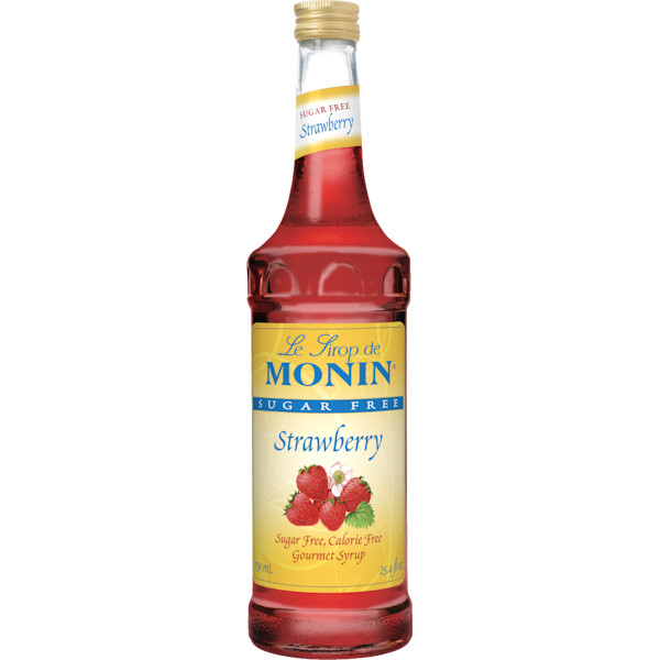 Monin Sugar Free Strawberry 750ml Bottle thumbnail