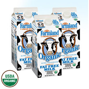 Organic Fat Free Skim Milk Half Gallon thumbnail