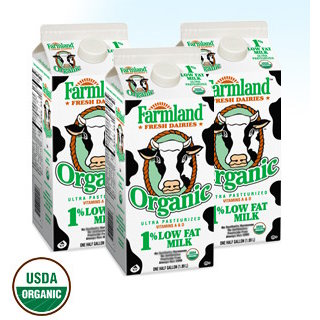 Organic 1% Milk Half Gallon thumbnail