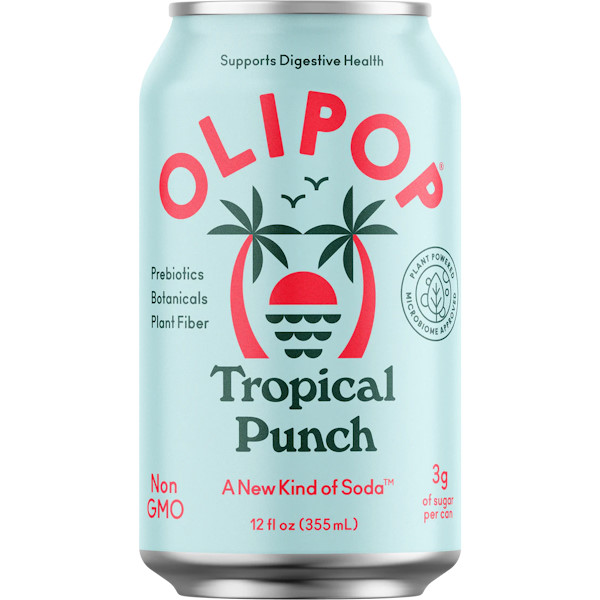 Olipop Tropical Punch 12oz thumbnail