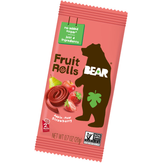 Bear Yoyo Fruit Roll Strawberry 12ct thumbnail