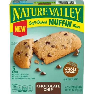 Nature Valley Muffin Bar Chocolate Chip thumbnail