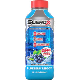 Suerox Electrolyte Blueberry Reboot 21.3oz thumbnail