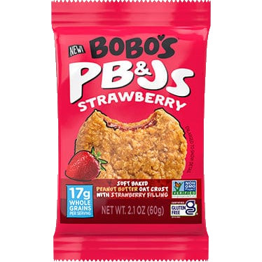 Bobo Bar PB&J Strawberry 2.1 oz thumbnail
