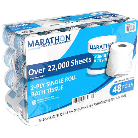Marathon Bath Tissue 2-Ply/48ct thumbnail