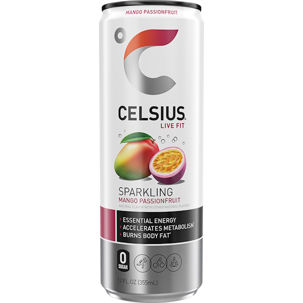 Celsius Sparkling Mango Passionfruit 12oz thumbnail
