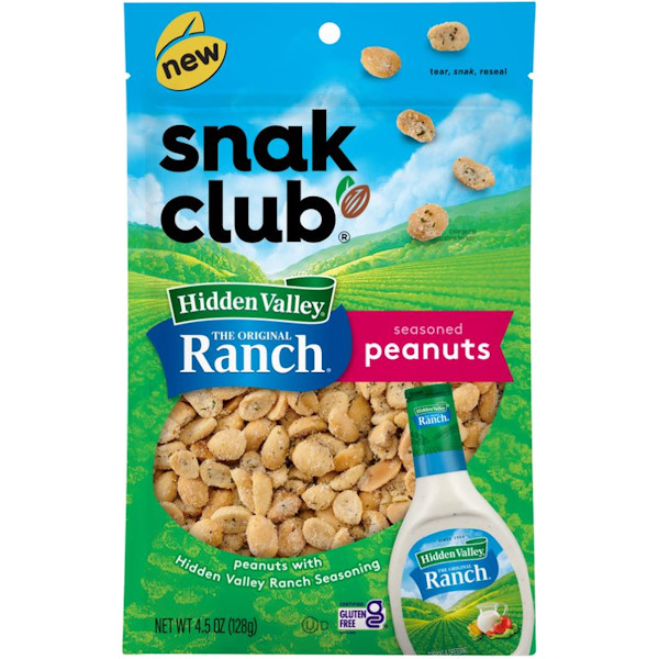 Snak Club Hidden Valley Ranch Peanuts thumbnail