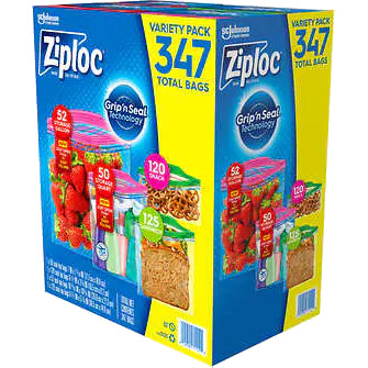Ziploc Sandwich Bags 347ct thumbnail