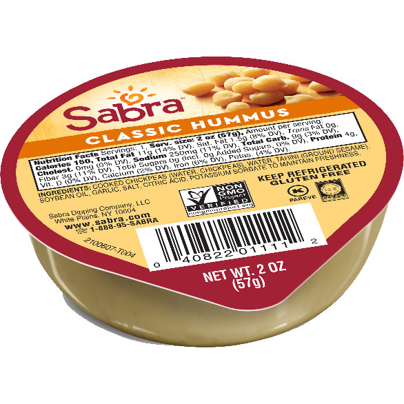 Sabra Classic Hummus 2oz 16ct thumbnail