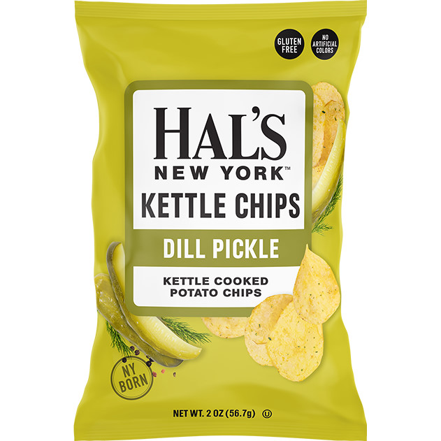 Hal’s Dill Pickle Chips 2oz thumbnail