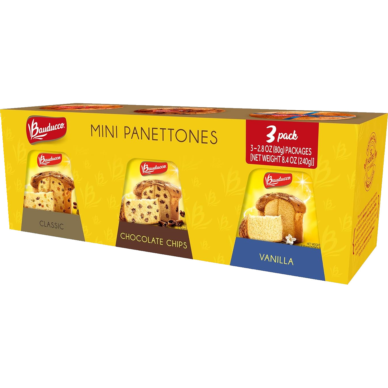 Bauducco Mini Panettones 8.4oz (3 pack) thumbnail