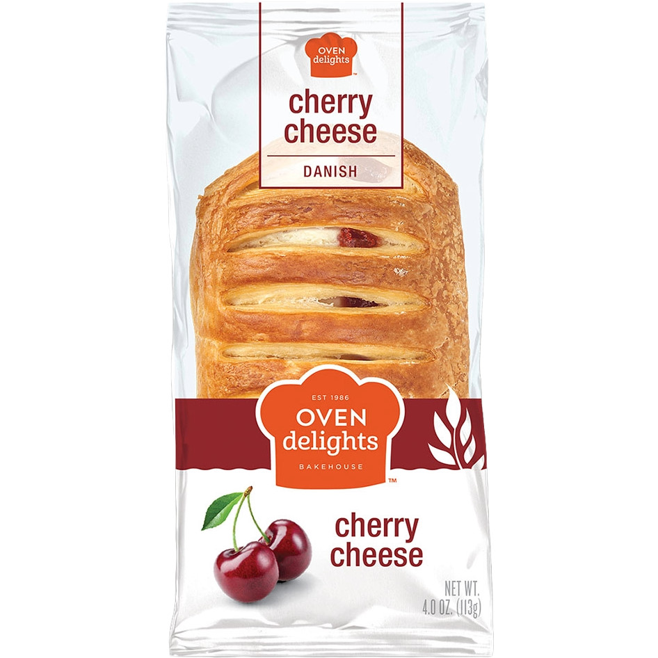 Oven Delights Cherry Cheese Danish 4oz thumbnail