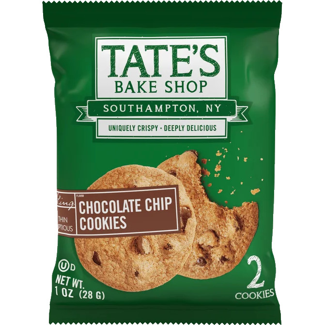 Tate's Chocolate Chip Cookie 2pk thumbnail
