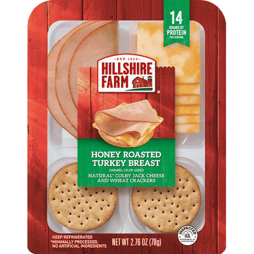 Honey Roasted Turkey Breast, Colby Jack Cheese and Wheat Crackers Snack Kit thumbnail