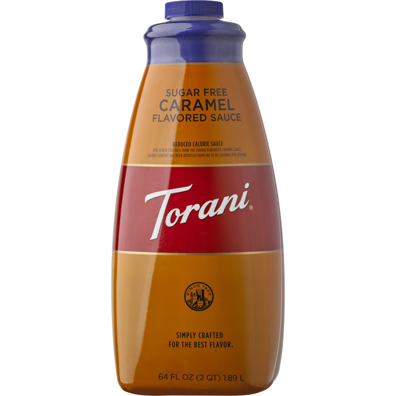 Torani Sugar Free Caramel Sauce 64oz thumbnail