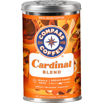 Compass Coffee Cardinal Blend Ground 12oz thumbnail