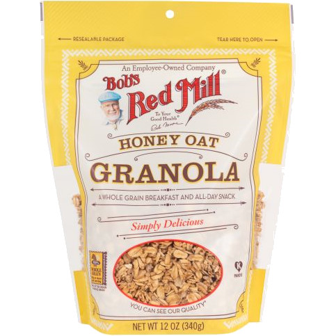 Bob's Red Mill Honey Oat Granola 12oz Bag thumbnail