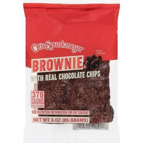 Otis Spunkmeyer Brownie w/Chocolate Chips 3oz thumbnail