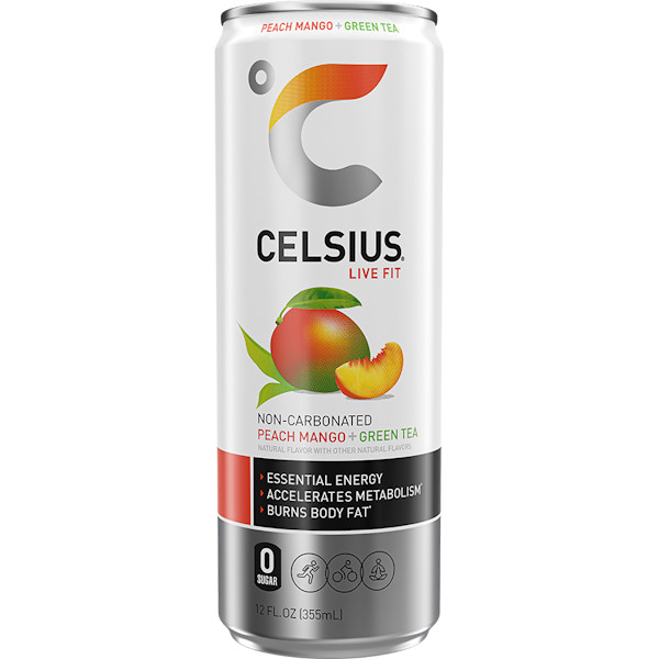 Celsius Peach Mango (Non-Carbonated) 12oz 12ct thumbnail