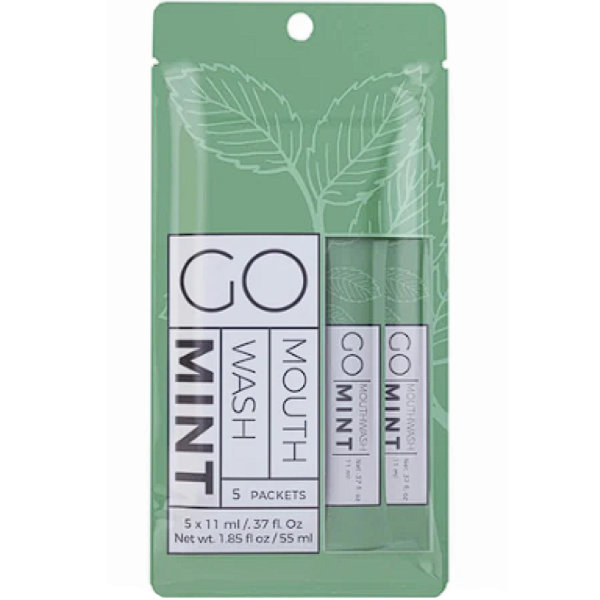 GO Mouth Wash Mint 5ct Packet thumbnail