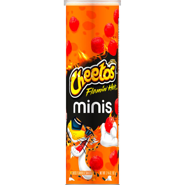 Cheetos Flamin Hot Minis Tube 3.625oz thumbnail