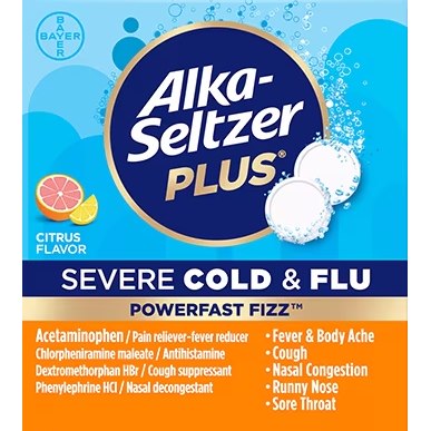 Alka Seltzer Plus Cold & Flu 4-Tab thumbnail