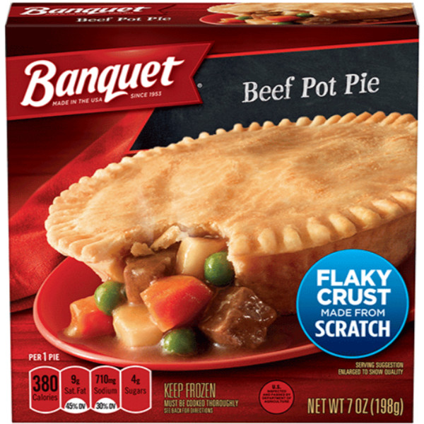 Banquet Beef Pot Pie 7oz thumbnail