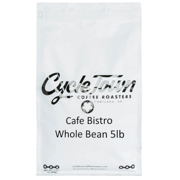 Cycle Town Cafe Bistro Whole Bean 5lb thumbnail