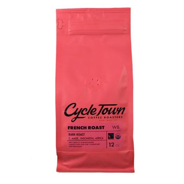 Cycle Town Ground French Roast Organic 12oz thumbnail