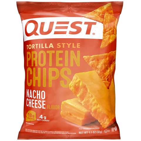 Quest Nacho Cheese Tortilla Chips 1.1oz Bag thumbnail