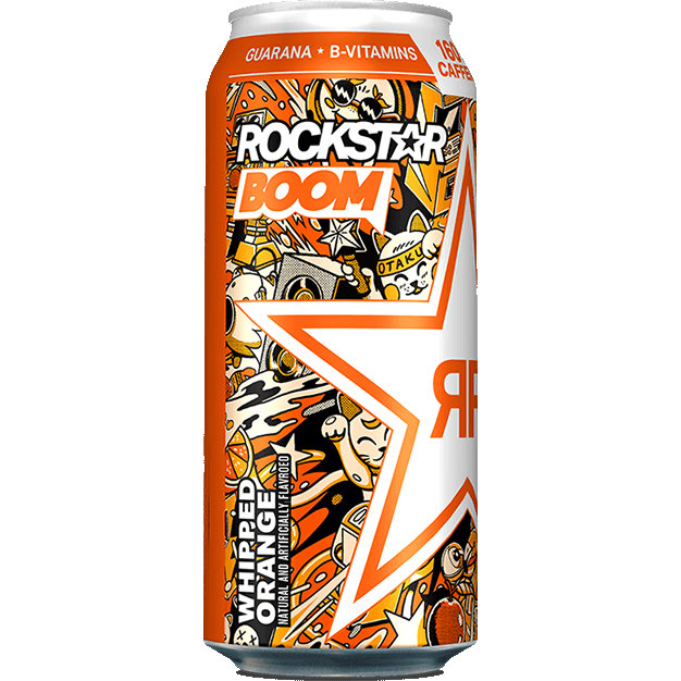 Rockstar Orange Boom 16oz thumbnail