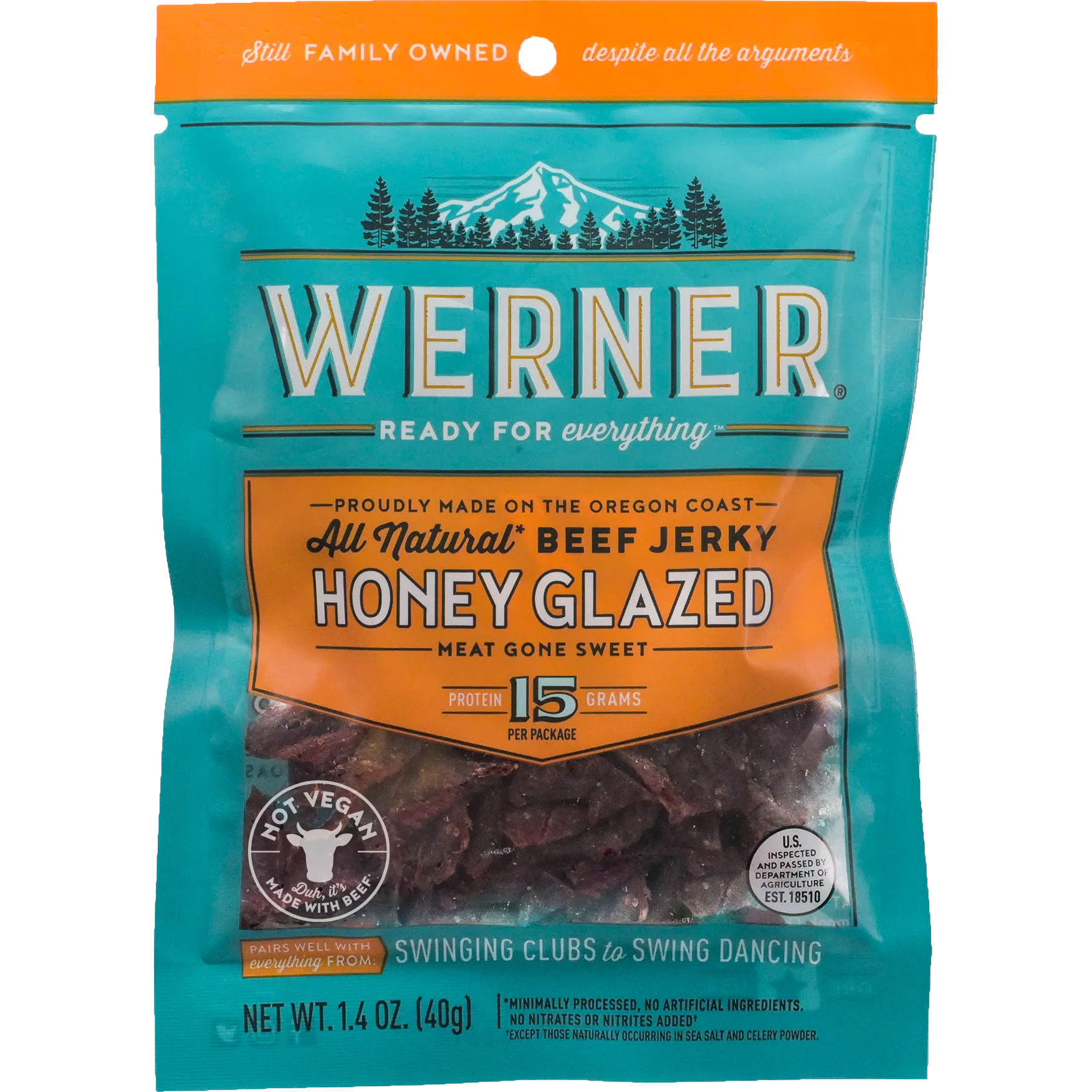 Wenrer's Honey Glazed Jerky 1.4oz thumbnail