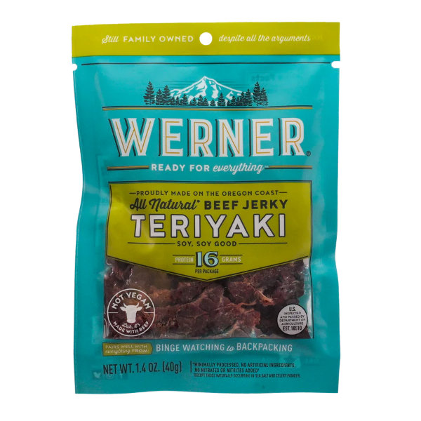 Wenrer's Teriyaki Jerky 1.4oz thumbnail