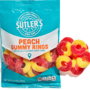 Sutlers Peach Gummy Rings thumbnail