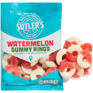 Sutlers Watermelon Gummy Rings thumbnail