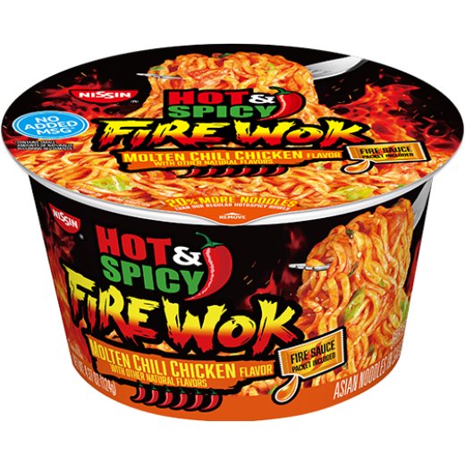 Nissin Fire Wok Hot & Spicy Bowl thumbnail
