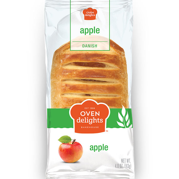 Oven Delights Apple Danish 4oz thumbnail