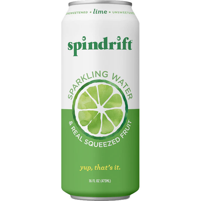 Spindrift Sparkling Water Lime 16oz 12ct thumbnail