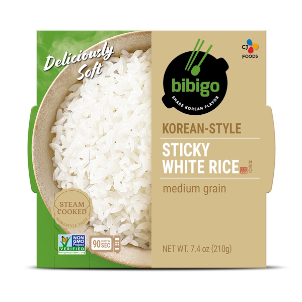 Bibigo Cooked Sticky White Rice 7.4oz thumbnail