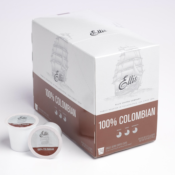Ellis 100% Colombian 0.41oz K-Cup thumbnail
