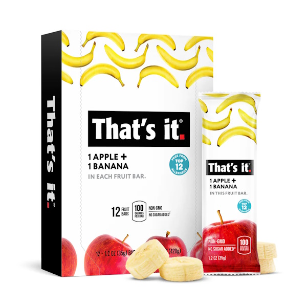 That's It Apple Banana 1.2oz Bar thumbnail