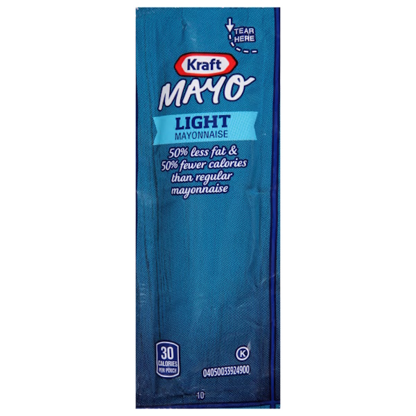 Kraft Mayonnaise Light Single Serve Pouch thumbnail