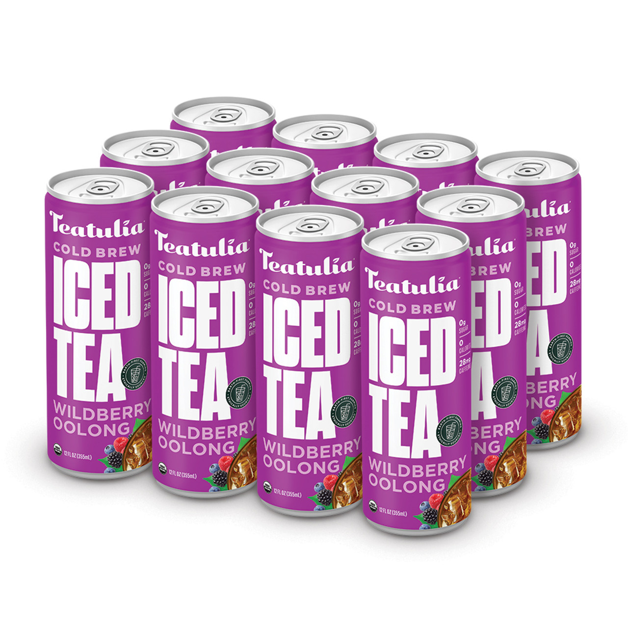Teatulia Cold Brew Iced Tea Wildberry Oolong 12oz thumbnail