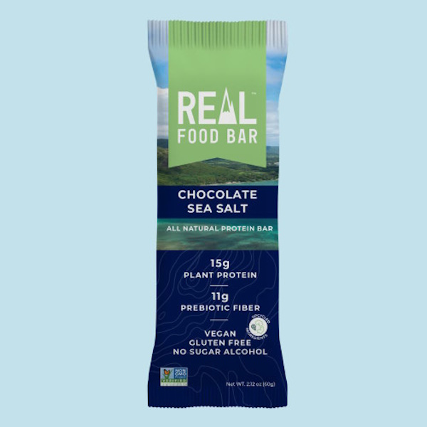 Real Food Bar Plant Based Chocolate Sea Salt 2.1oz thumbnail