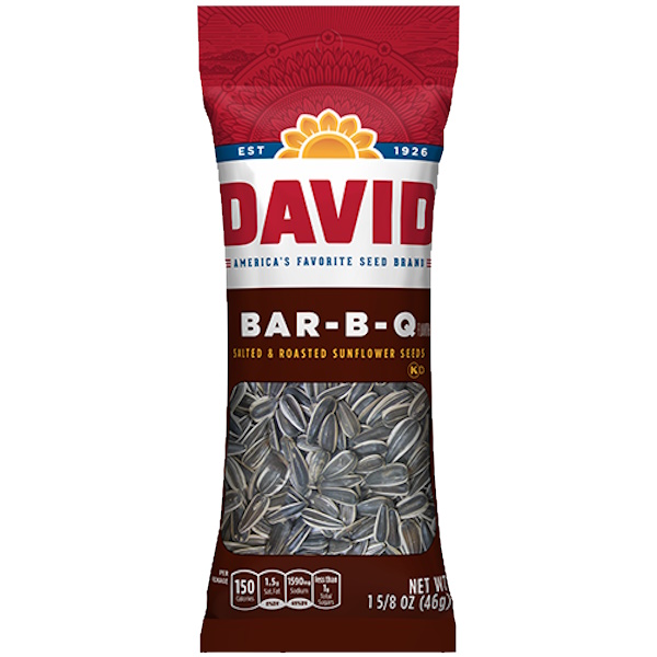 DAVID BBQ SUNFLOWER SEEDS 1.625 OZ thumbnail