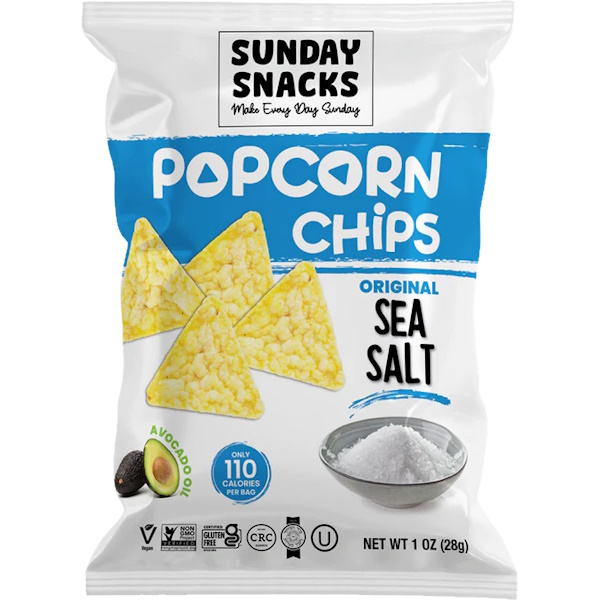 SUNDAY SNK POPCORN TRI/ANG SEA SALT (48ct/1oz thumbnail