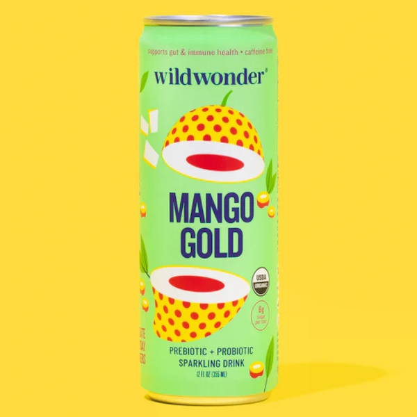 Wild Wonder Mango Gold Sparkling Drink 12/12oz Case thumbnail